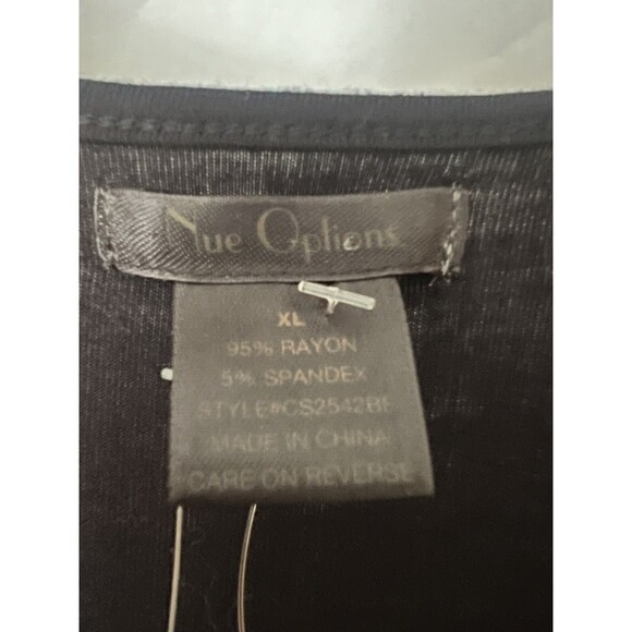 Dressy Tank Top Black Sequins Womens XL NEW Weddings Dates Nue Options SNCS2542B - Picture 2 of 14